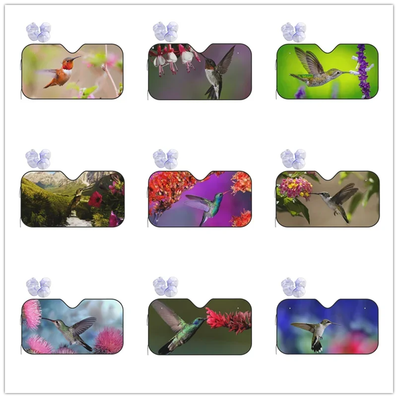 

Hummingbird Universal Car Side Window Sun Shade Cute Windshield Sunshade for Cars Sedan Truck SUV Sun Visor Protector