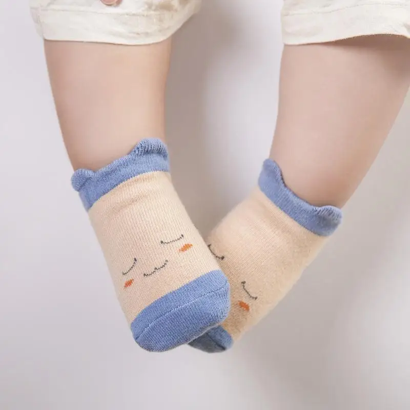Baby Socks Floor Non-slip Cotton Low-cut Socks  Cartoon Socks Baby Girls Boys Soft  Cute Boots