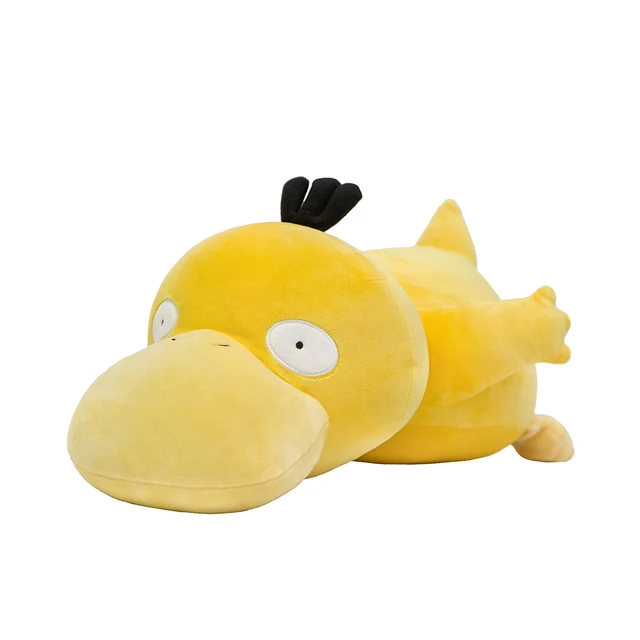 Big Size Cute Psyduck Plush Toy Stuffed Animal Soft Pokemoned Yellow Dumb Duck Plushies Throw Pillow Home Decor  Gift