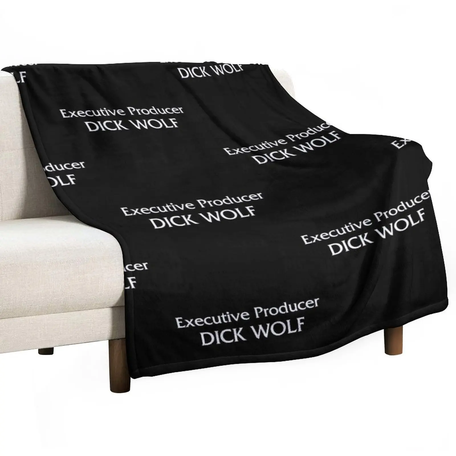 

Executive Producer Dick Wolf Throw Blanket Custom Blanket bed plaid