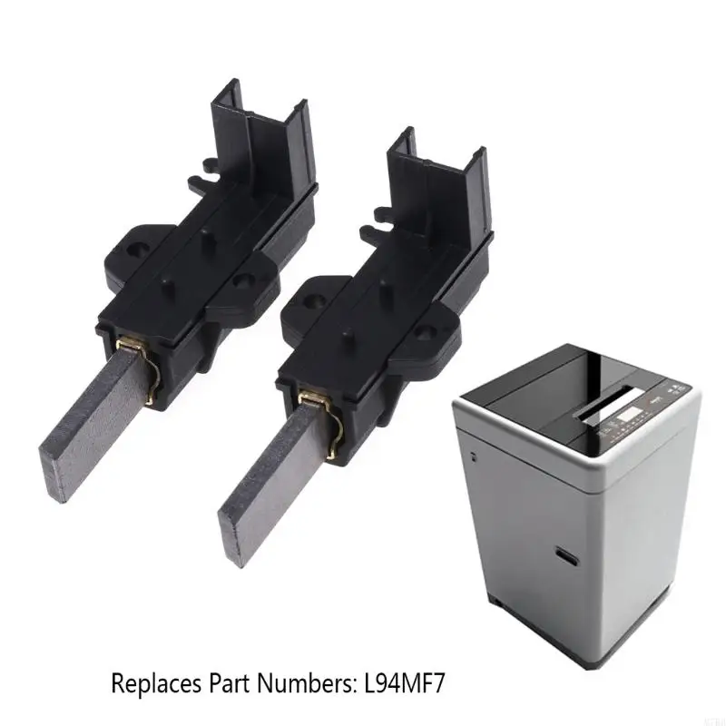 M7BB 2Pcs/set Washing Machine Motor Carbon Brushes L94MF7 With Housing For Whirlpool