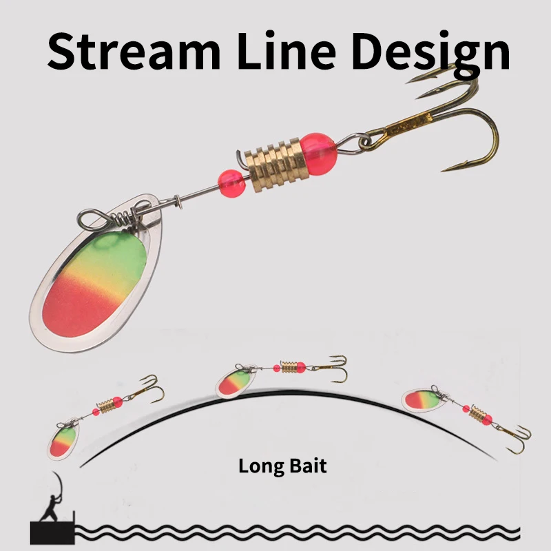 Kawa New 16pcs/Lot Metal Spoons Spinner Lures 3.4g Jig Spoonbaits Crankbaits Fishing Wobblers For Pike Crochet Set Baits Tackles