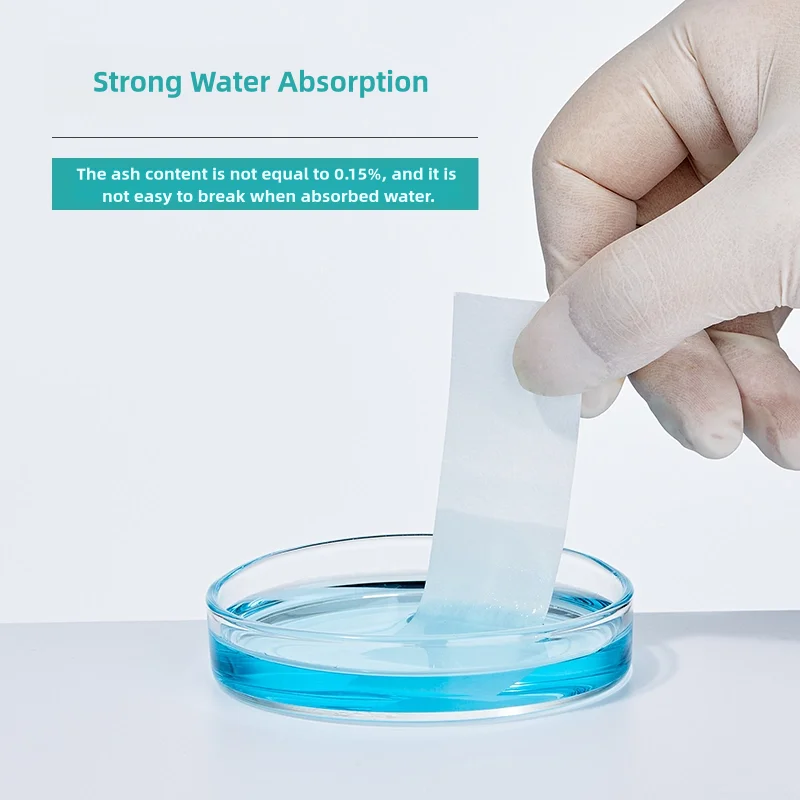 Laboratory Absorbent Filter Paper Chemical Biological Wiping Of Glass Slides Cover Slides Cleaning Dust Removal Teaching