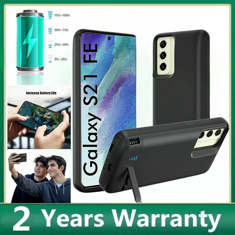 제이오웨이드 10000mAh 배터리 충전 케이스 (삼성 갤럭시 S21 플러스, S22 울트라 케이스, S22 울트라, S20 FE 파워 뱅크 폰 커버)