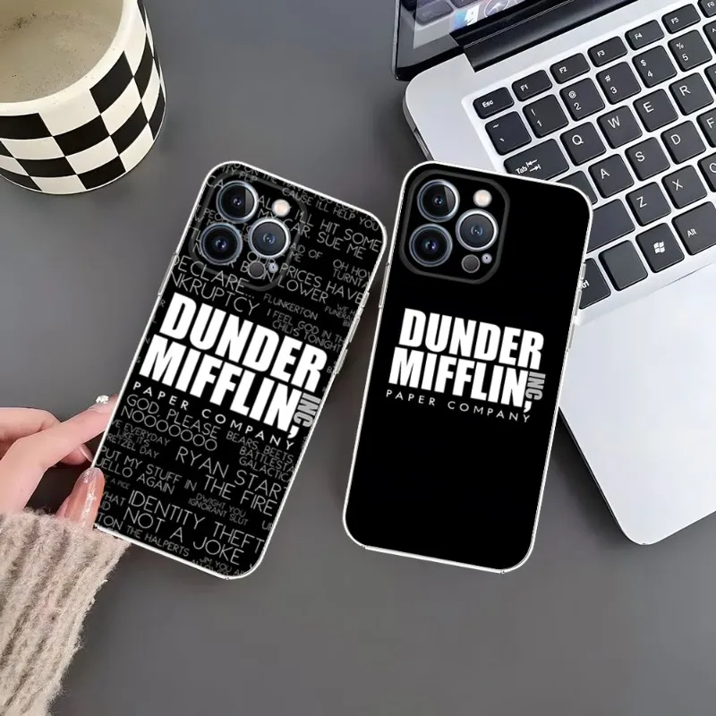 The Office Tv Show Custodia Per Telefono Per Iphone 12 Pro Max 13 Mini 11 14 X Xs Xr 6 6S 8 7 Plus Cover Posteriore Trasparente Di Lusso