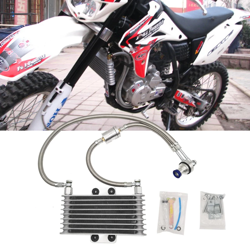 Motorcycle Oil Cooler System Kit Fit For Honda CB CG 100CC250CC Engine