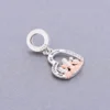 Fit Original Pan Charms Bracelet 925 Sterling Silver Mother Daughter Son My Children My World Bead For Making Berloqe DIY 4
