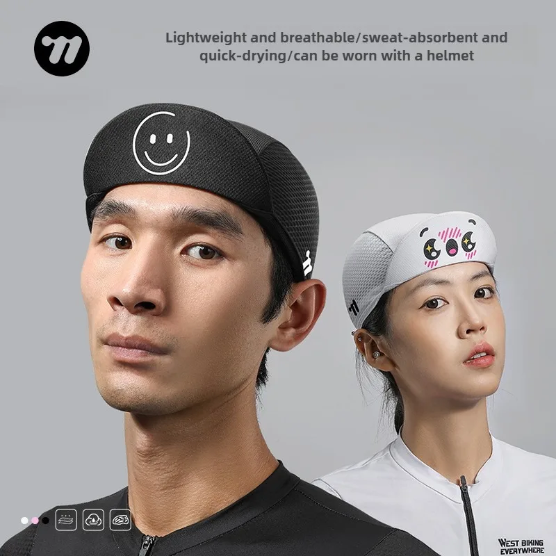Cycling Cap Flipable Brim Cute Smiling Face Print Mesh Breathable Running Hat Spring & Summer Cycling hat cycling caps cycling hat cycling hats running hat