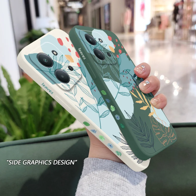 Amorous Plants Silicone Soft Phone Case Cover