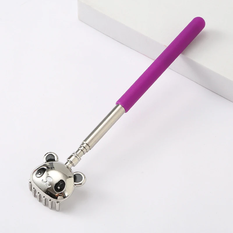 1*Stainless Steel Claw Back Scraper Telescopic Retractable Back Scratcher Extendible Body Massage Hackle Itch Stick Health Care