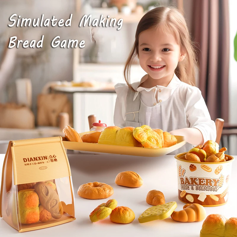 Deluxe Toy Food Set for Pretend Play - Realistic Simulation, Educational Role Play for Kids, Perfect Birthday Gift