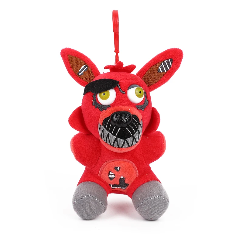 Cinco Noites No Freddy's Foxy Bear Bonnie Plush Toy Keychains Pendants Com  Bolsa Brinquedos FNAF