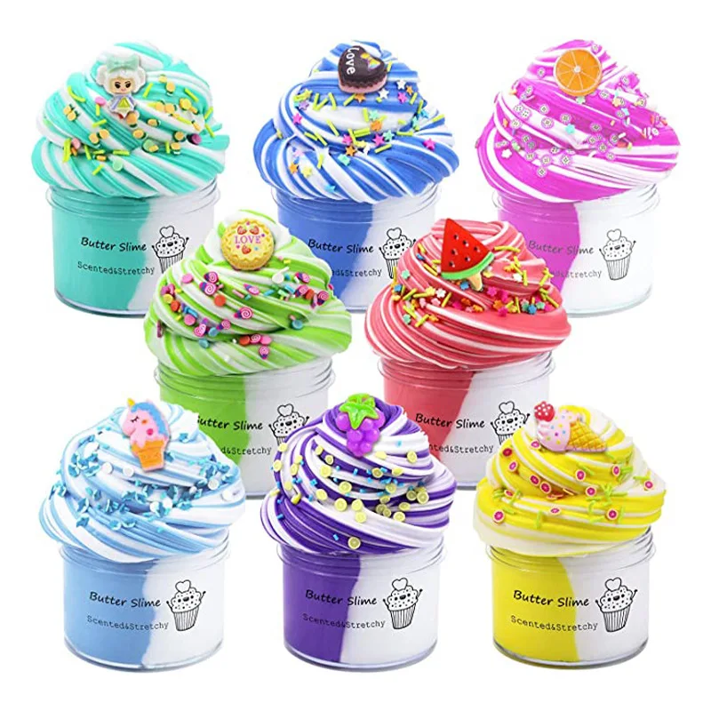 

Fruit Cotton Mud Ice Cream Butter Mud Ramen Mud Colour Stress Relief Toys