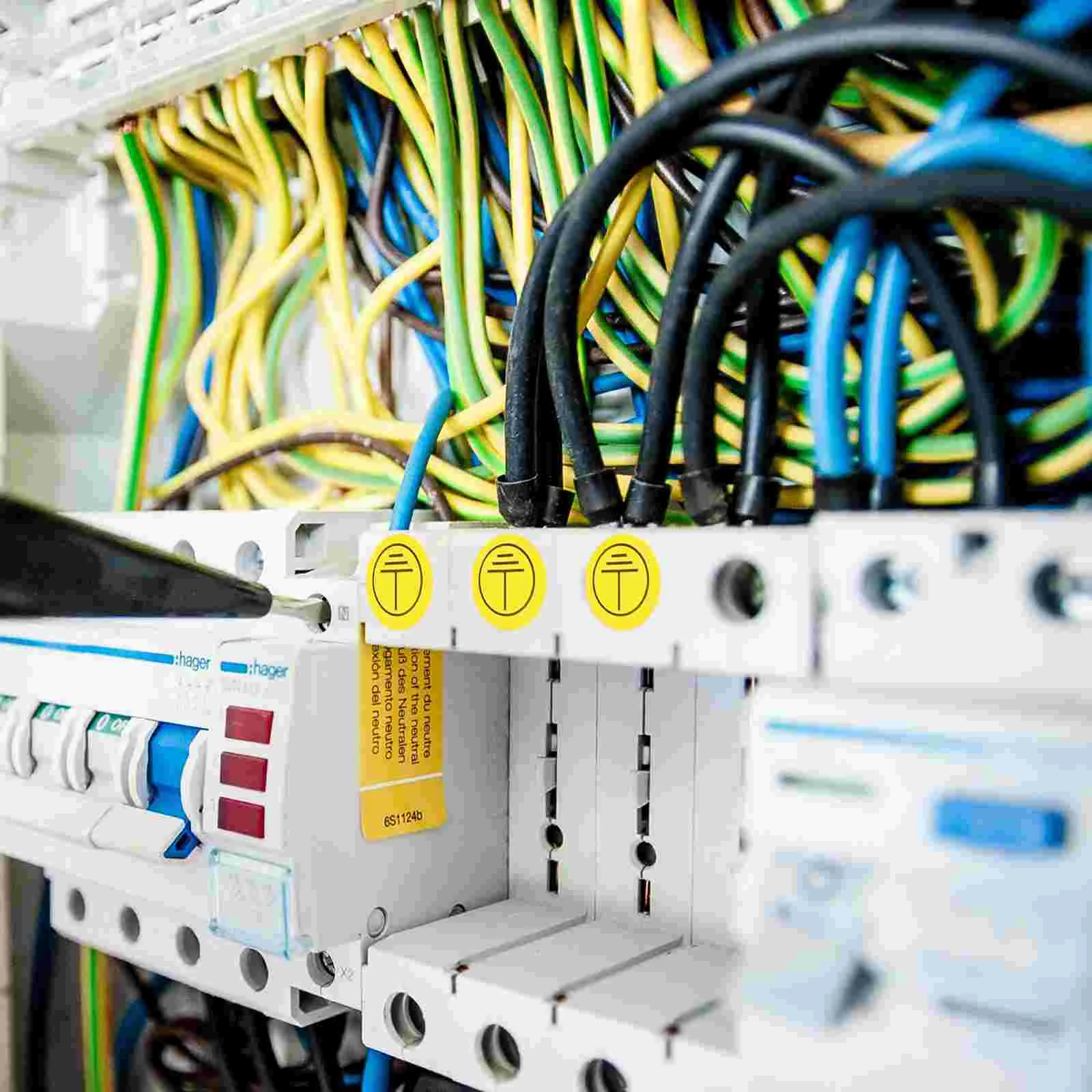 Рисунок 5 - наклейки-символы для заземлени