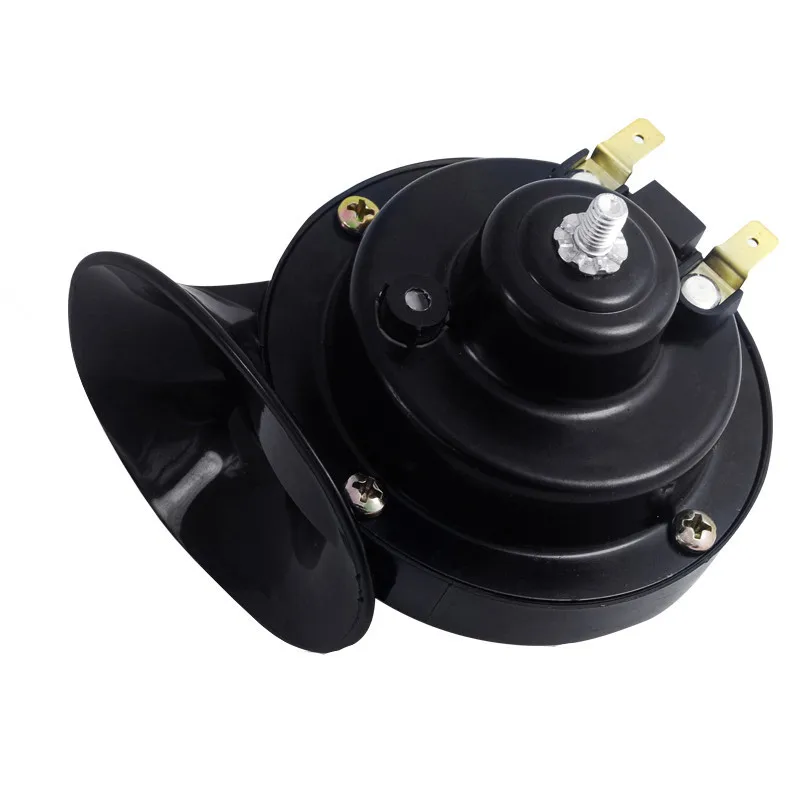 Motorcycle Electric Horn Scooter Horn 110dB Super Loud Motorcycle Waterproof Snail Horn Sound Monophonic Scooters Accessorie Electric Moped Horn Megaphone 12V 48V 60V