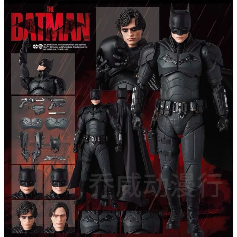 New Mafex Dc Comics Batman Bruce Wayne 16Cm Action Figures Dc Hero Batman In Stock Box Collezione Regalo Action Figures