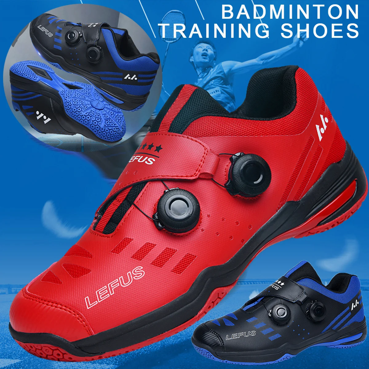 New Men's and Women's Badminton Shoes Outdoor Sports Shoes Volleyball Fencing Multi functional Training