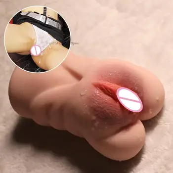 3D Realistic Vagina Pocket Pussy Erotic Sex Shop Artificial Vagina Mouth Silicone Male Masturbator Cup 18 Adult Sex Toys for Men 3