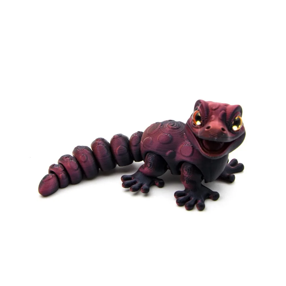 3D Printed Multi-Joint Movable Animal Miniature - Cute Sensory Toy and Home Accessory
