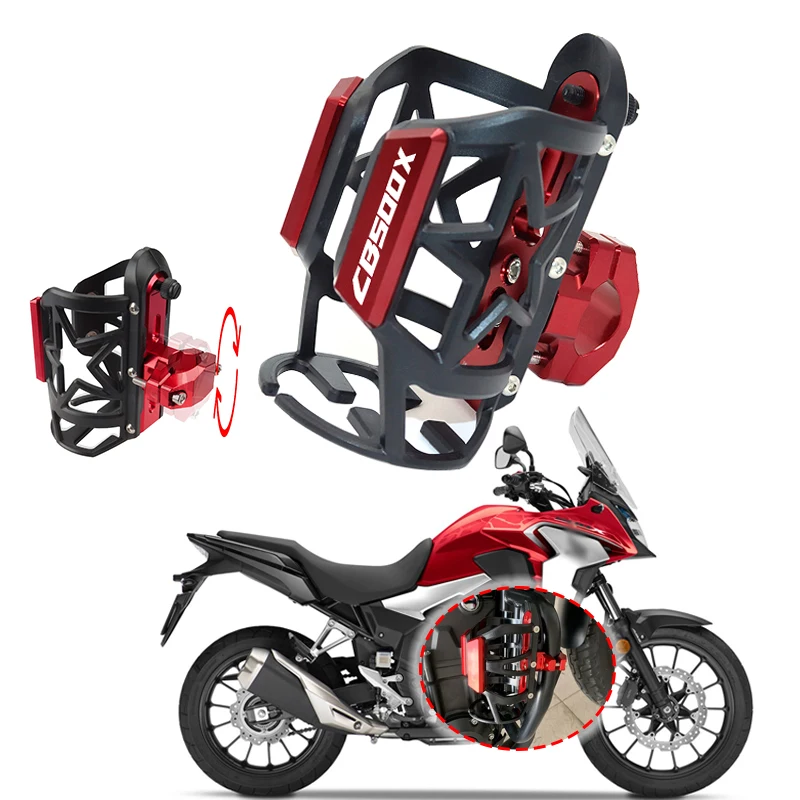 

Для Honda CB500X CB500F CB 500X 500F CB500 X F мотоциклетная CNC бутылка для напитков и воды держатель для чашки крепление