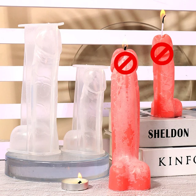 Silicone Mold Candle Making Penis  Candle Molds Silicone Form Penis - Diy  3d Candle - Aliexpress