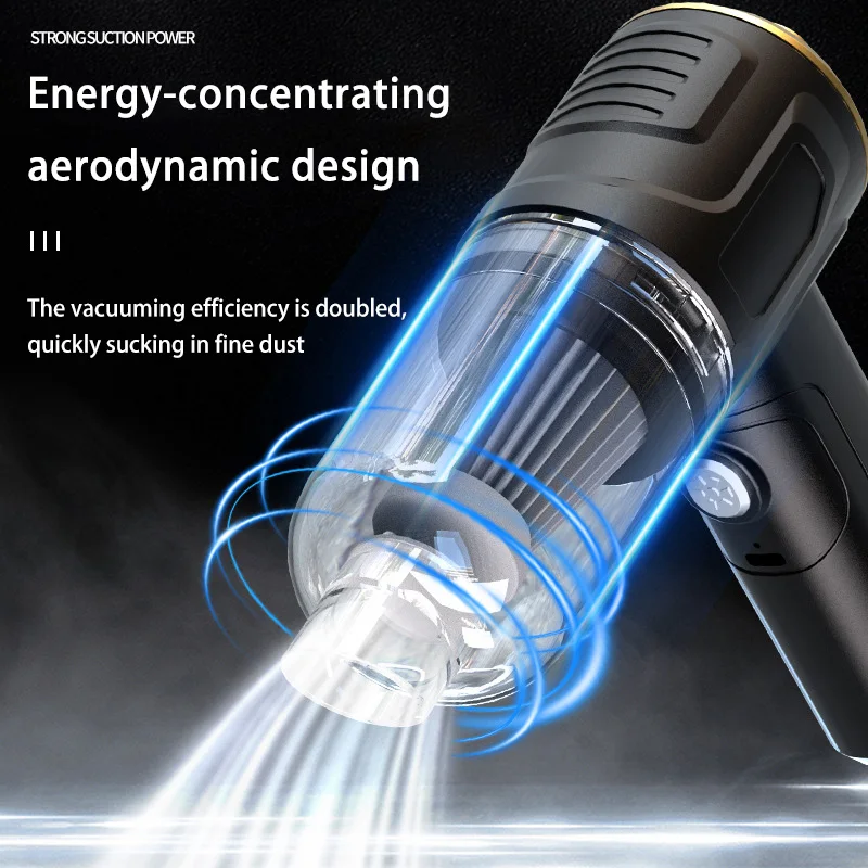 2900000PA Wireless Car Vacuum Cleaner Low Noise 2 in 1 Blowing Suction Integrated Clean pet hair Household Dust Collector 2026 2