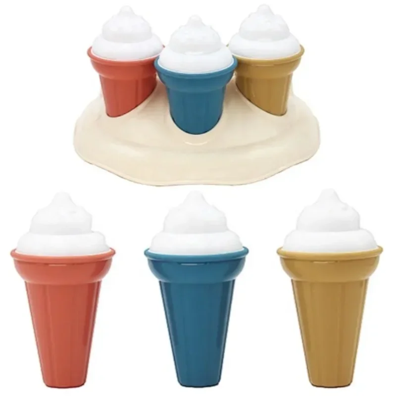 Kids Beach Toy Digging Sands Tool Sand Toys Set with Shovel Rake Water Bucket Ice Cream Mold for Infant Todddler Birthday Gifts 4