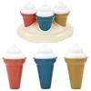 Kids Beach Toy Digging Sands Tool Sand Toys Set with Shovel Rake Water Bucket Ice Cream Mold for Infant Todddler Birthday Gifts 4