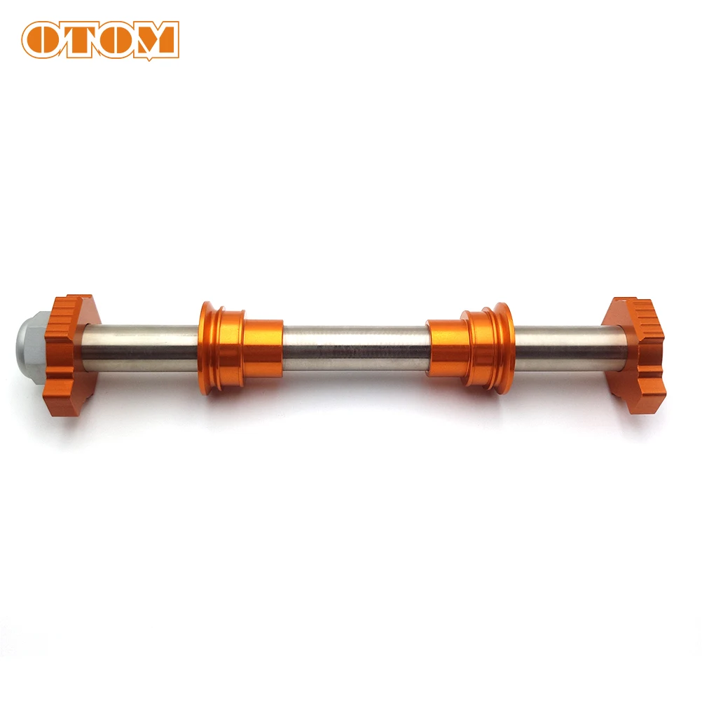 OTOM For KTM HUSQVARNA Motorcycle Front Rear Axle Kit Nut Bushing Liner Fork Wheel Shaft Sliders Cap Crash Protector Swingarm