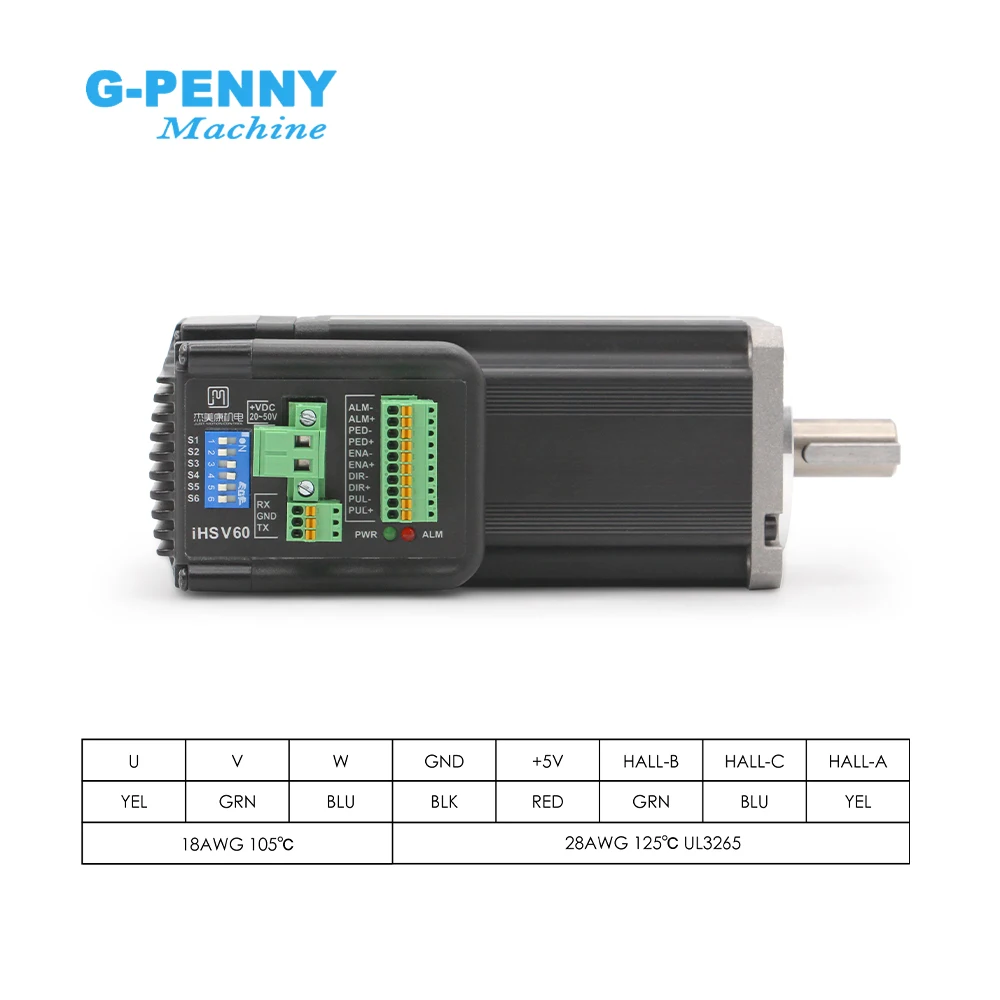 EU 전송! JMC V6 버전 통합 서보 모터, 드라이버 1.27Nm 미니 서보 모터, 드라이버 1000 라인 포함, 3000rpm,  400w - AliExpress