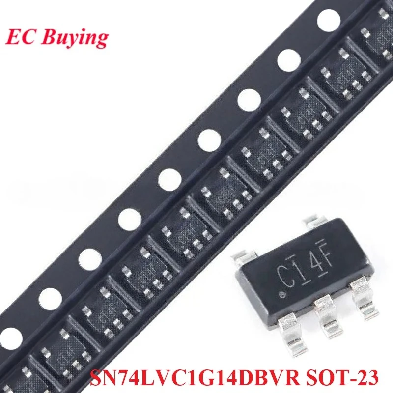 20 stücke/10 stück SN74LVC1G14 SN74LVC1G14DBVR 74LVC1G14GV SOT23-5 74LVC1G14 C14F SOT-23-5 SMD IC Integrierte Schaltung Chip Neue Original