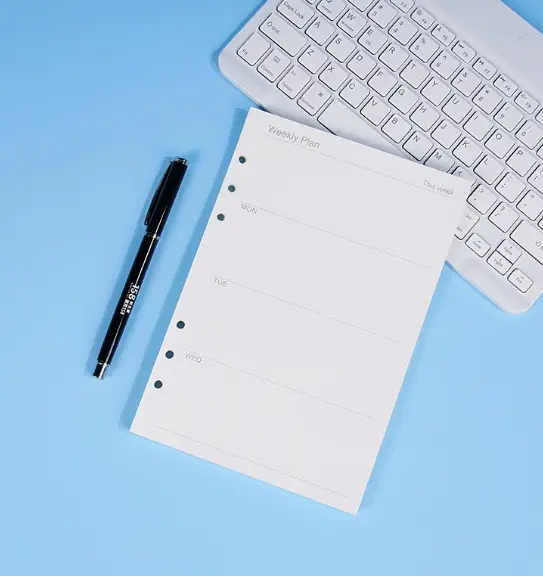 45 Sheets A5 A6 A7 Loose Leaf Notebook Refill Spiral Binder Inner Page Line Blank craft  Grid Inside Paper Stationery - Image 16