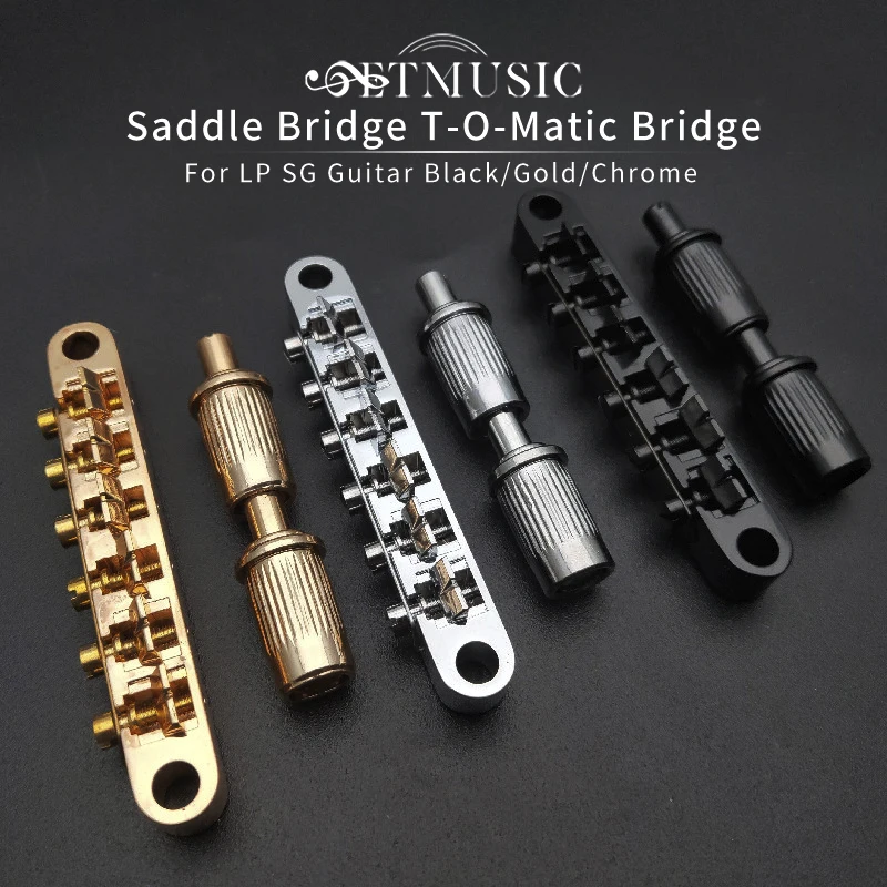 Cordier Tune-O-Matic 52,5mm Pour Guitare électrique Type Les Paul / SG - Nickel, Filetage M8