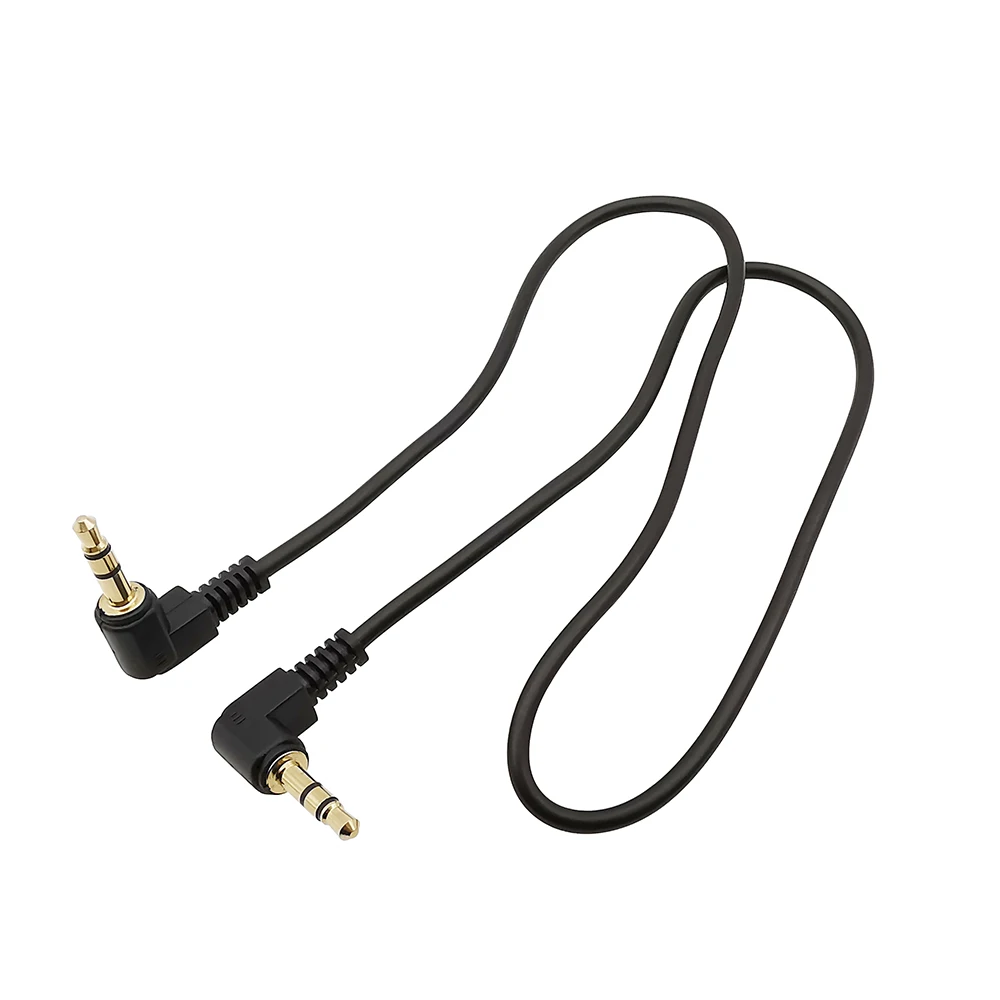 Cavo AUX Estensione 90° - 3,5 Mm Maschio A Femmina, Lunghezza 10 Cm, Per Collegamenti Angolati