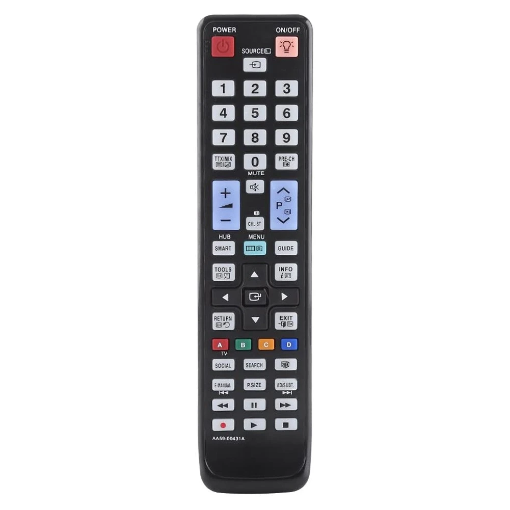 Telecomando Smart Tv Per Samsung Aa59-00431A, Telecomando Universale Sostitutivo Aa59-00431A Per Samsung Smart Tv