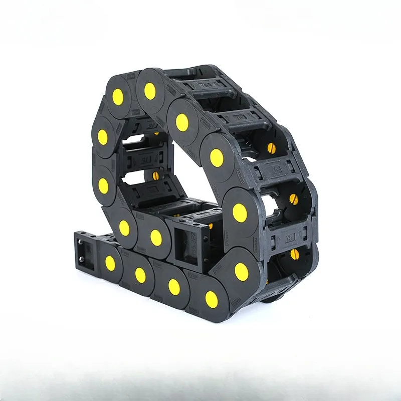 Cable Drag Chain 35*125 35*50 60 75 100 150 175 200mm Transmission 1000mm Cable Drag Chain Wire Carrier End Connectors