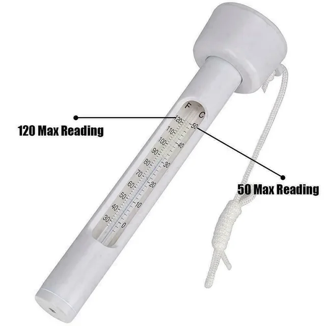 Swimming Pool Floating Thermometer Water Temp  Meter Temperature Gauge Tester Outdoor Equipment Accessories 0-50 Degrees Plastic 4