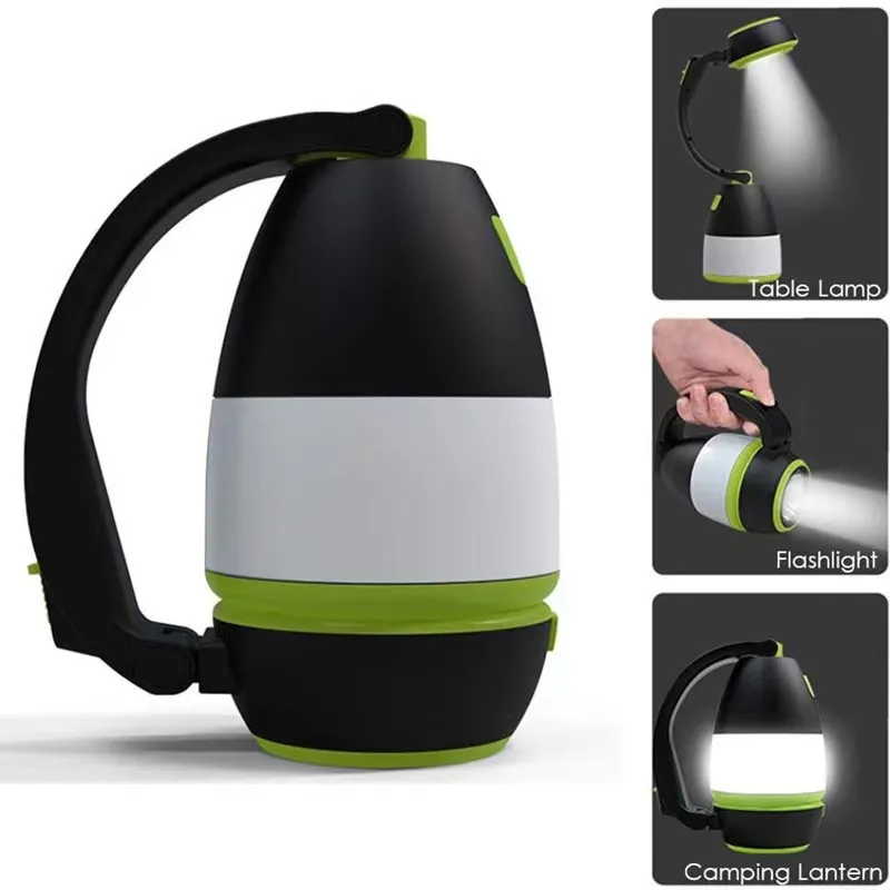 

Фонарь внешний аккумуляторный, 3 в 1, USB