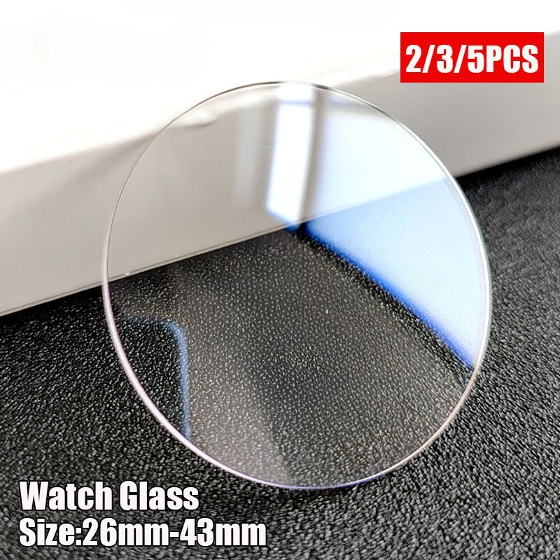 Universal Tempered Glass Smartwatch Screen Protector Protective Film 28mm 30mm 32mm 38mm 40mm 41mm 42mm Diameter screen protector 2-5PCS 26-43mm