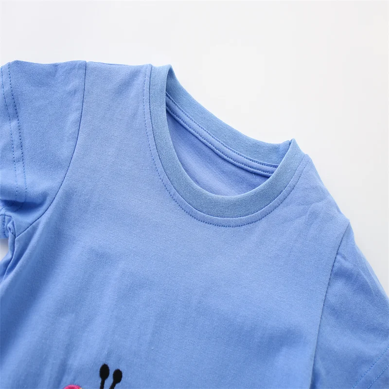 Kids Clothing Set Jumping Meters 2-7T Summer Clothing Sets With Animals Boys Girls Cotton Fashion Children's Clothing Sets