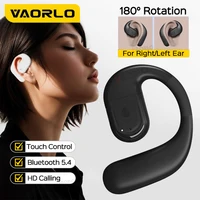VAORLO Ear-hook Bluetooth 5.4 Business Earphone 180° Rotation Open Ear Headset With Mic Long Battery Life HiFi Stereo Headphone 1