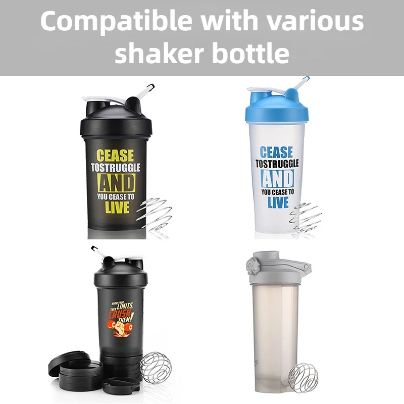 30pcs Stainless Steel Milkshake Protein Blenders Spring Ball Blender