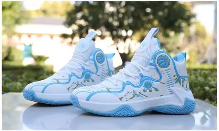 Description Picture 5 of itemNew Brand Basketball Shoes Men High-top Sports Shoes Cushioning Hombre Athletic sapato masculino Comfortable Black Sneaker Male