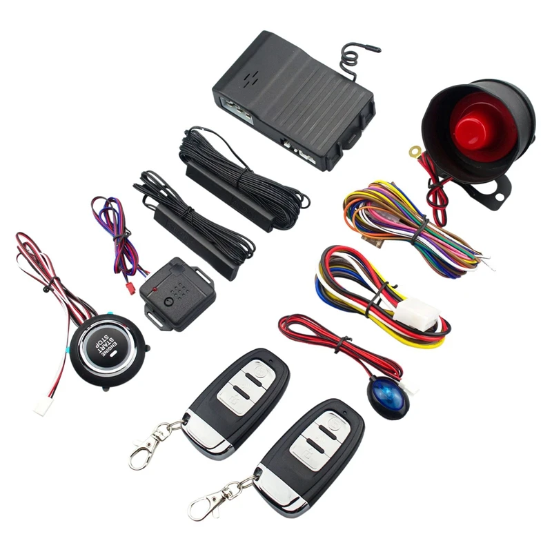 

Car One-Key Start System Keyless Entry Remote Control Pre-Cooling And Pre-Heating PKE Engine Start Alarm System