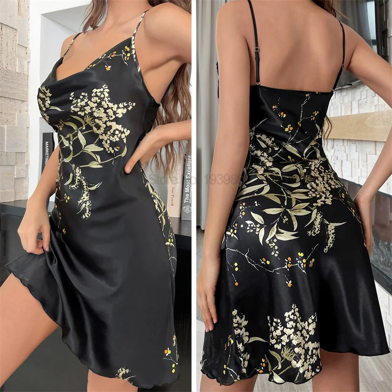 Ночная рубашка Женская атласная