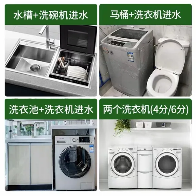 Valvola Ad Angolo Per Lavatrice EpheyFIF - Apertura Rapida, In Ottone, G1/2 O G3/4 | Nero, Per Bagno/Cucina - Foto 12