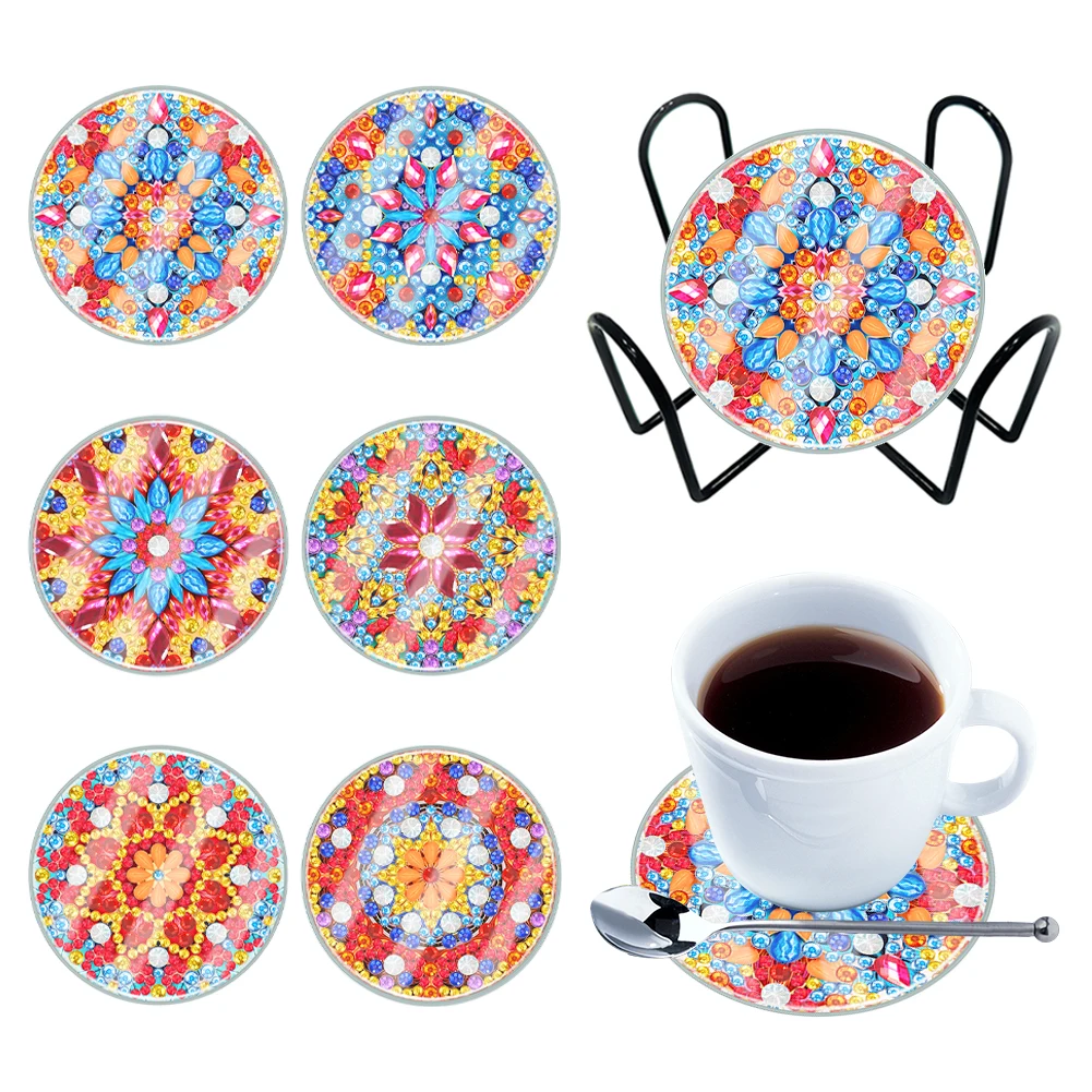 Acrylic Diamond Coasters Butterfly Design DIY Washable
