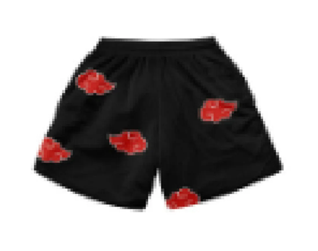 2024 new summer shorts 3D printed fitness fashion sports casual quarter pants breathable quick dry mesh shorts