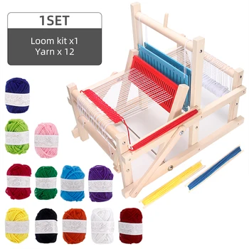 Mini Wooden Weaving Loom 1