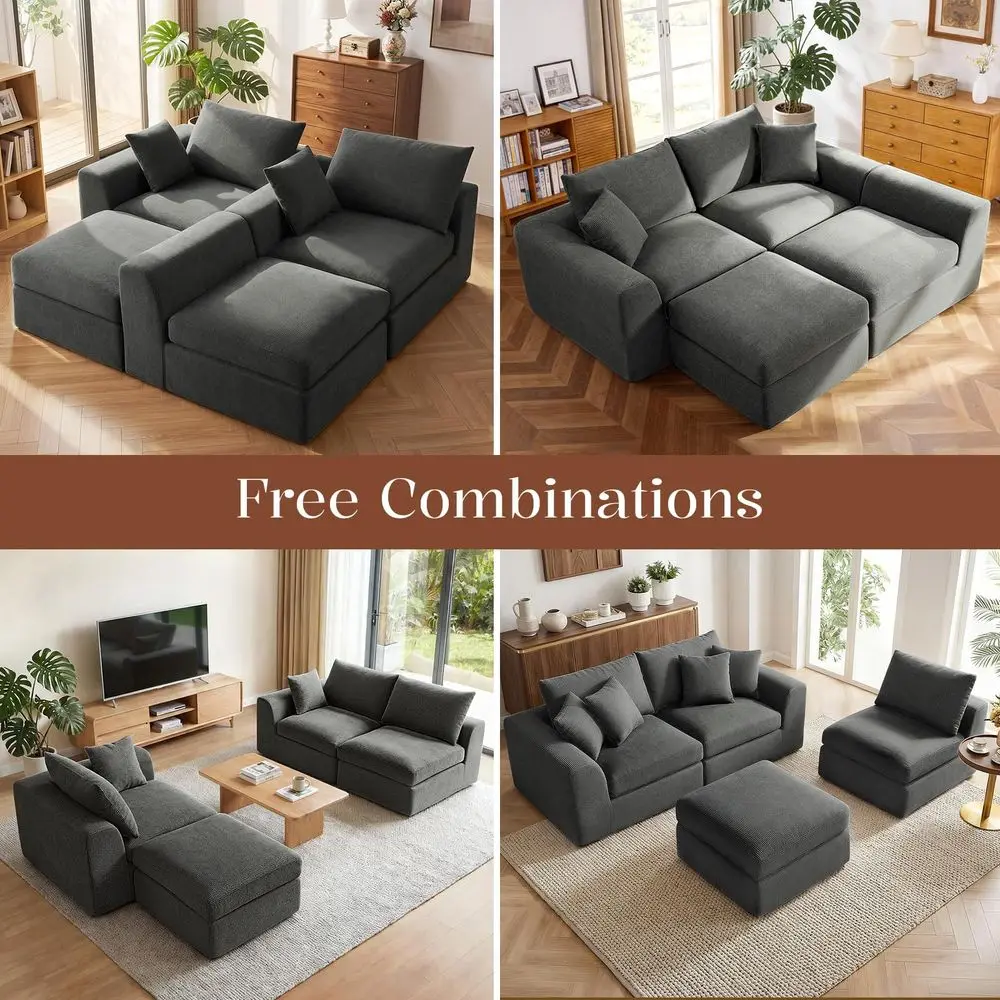 L Shape Cloud Sofa 3